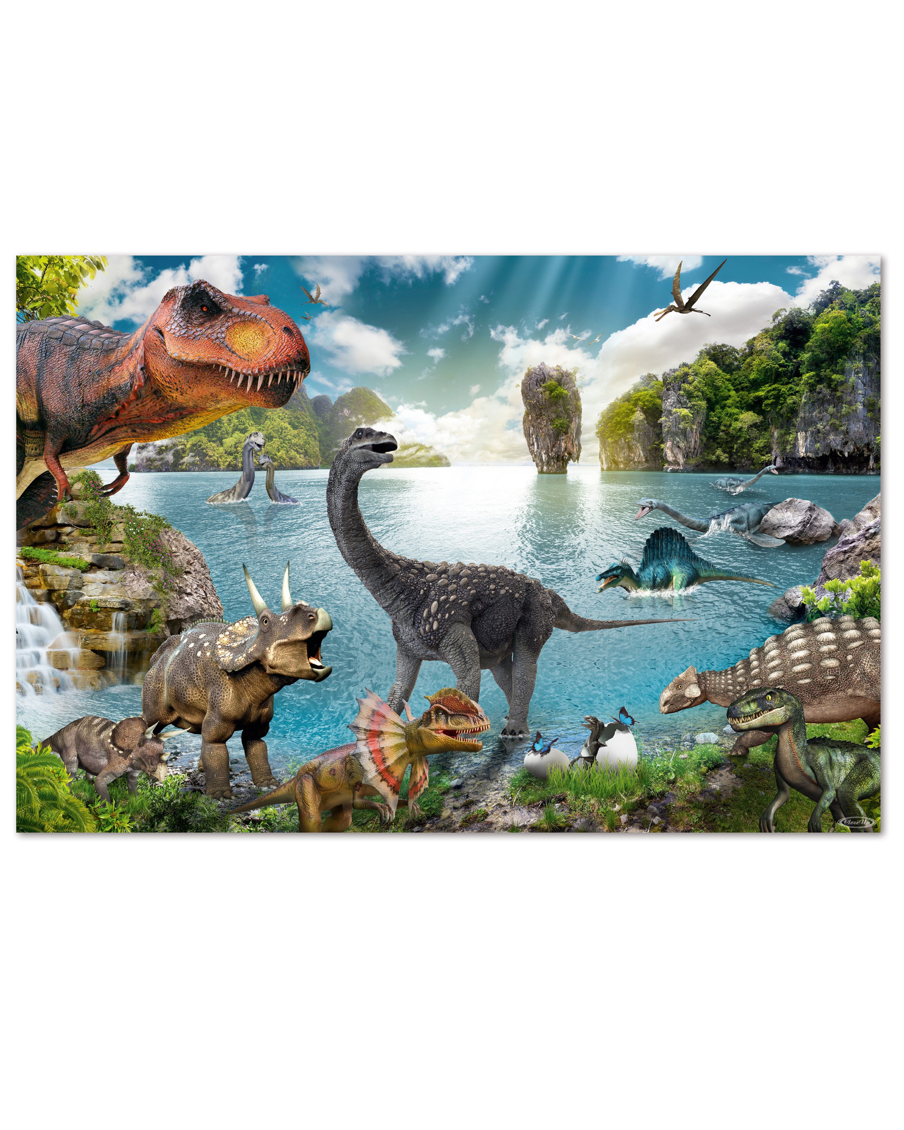 Close Up Schreibgeräteetui Dinosaurier Schreibtisch unterlage für Kinder 60x40cm