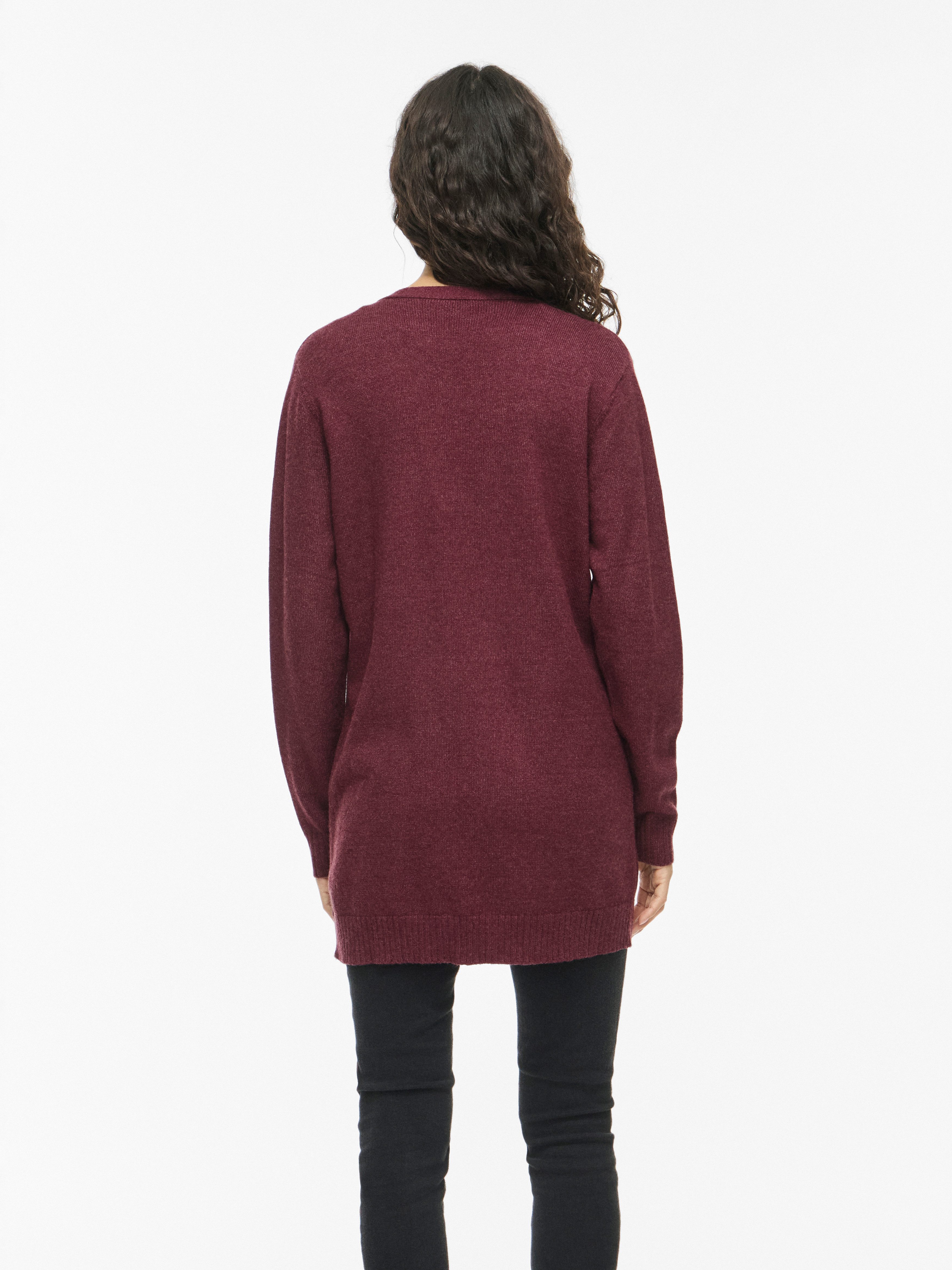 Vila Strickjacke VIRIL OPEN L/S KNIT CARDIGAN - NOOS Viskosemischung, regular fit