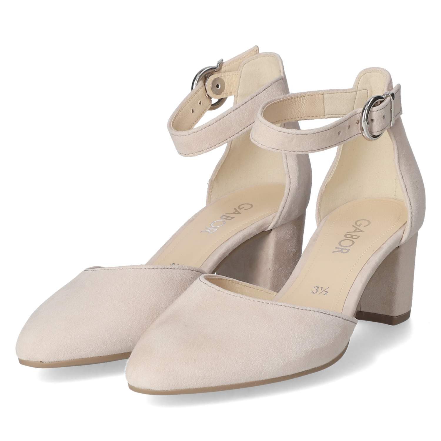Gabor Gabor 81.340.10 Damen Rauleder pink Keilpumps