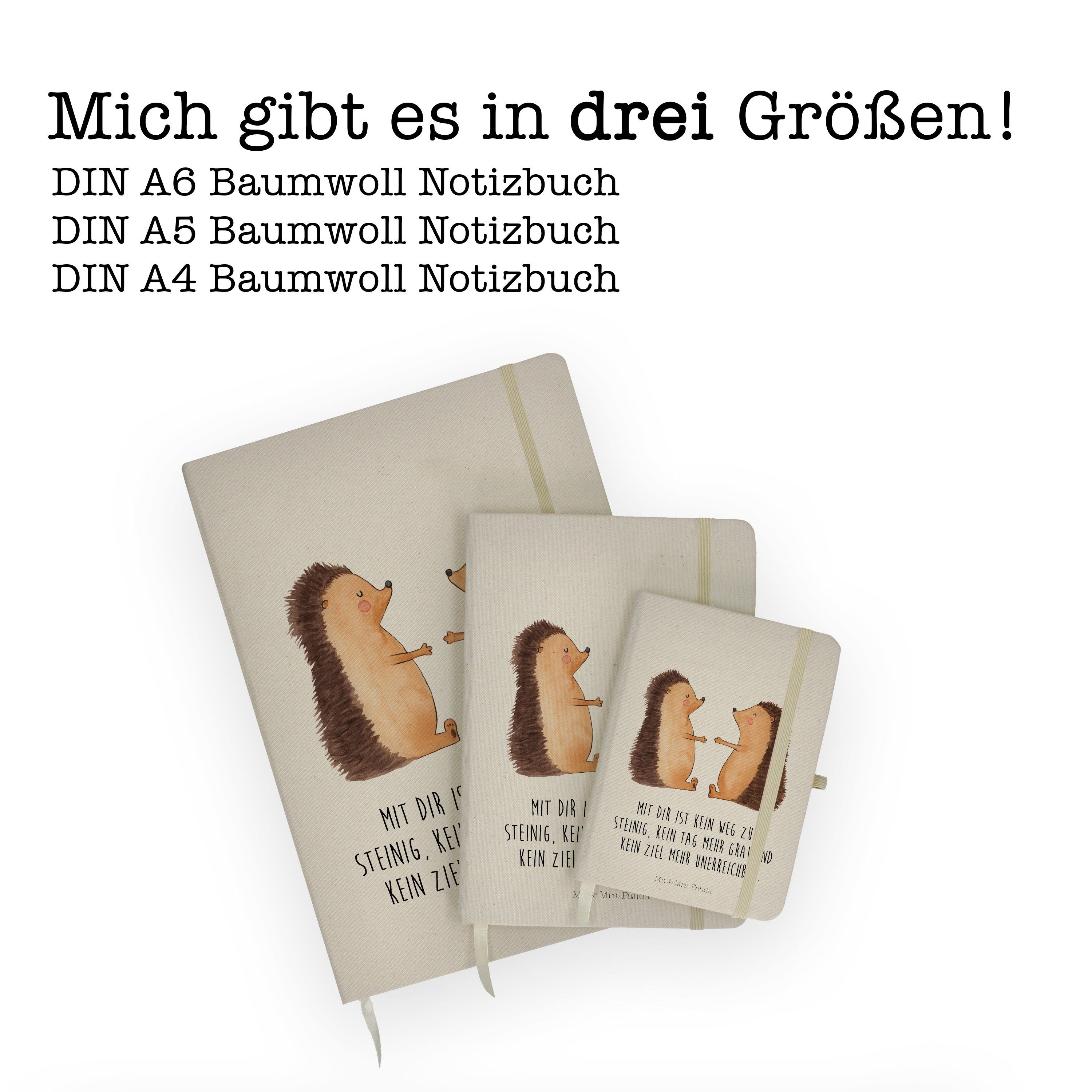 Mrs. Notizen, Transparent Mr. & Skizzenbuch, Igel & Mr. Panda Notizbuch Geschenk, - Panda Journal, Mrs. - P Liebe