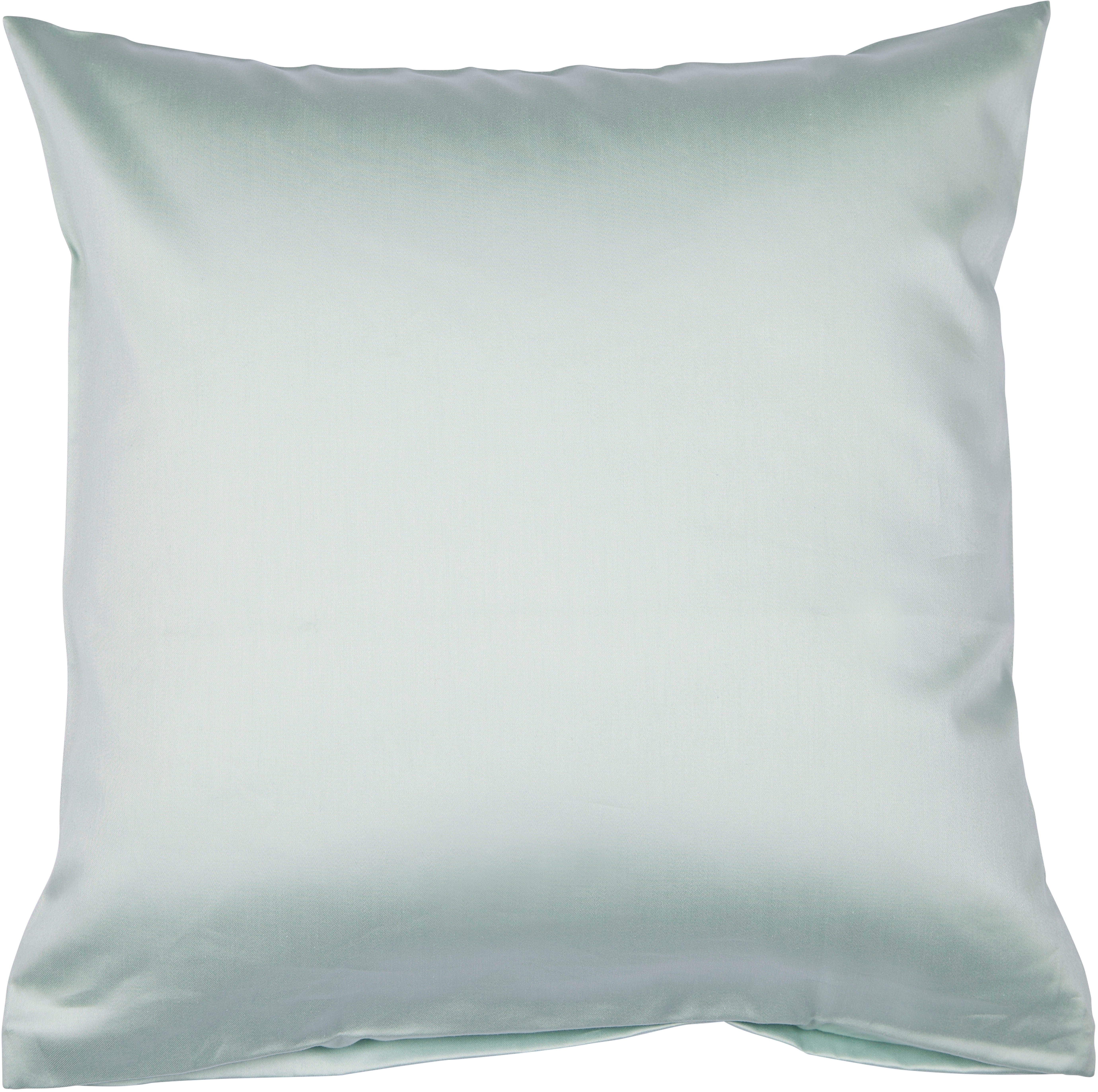 Janine Kissenbezug Colors Mako Satin, (1 Stück), mit Reißverschluss, uni Kissenhülle, feinfädig, 100% Baumwolle