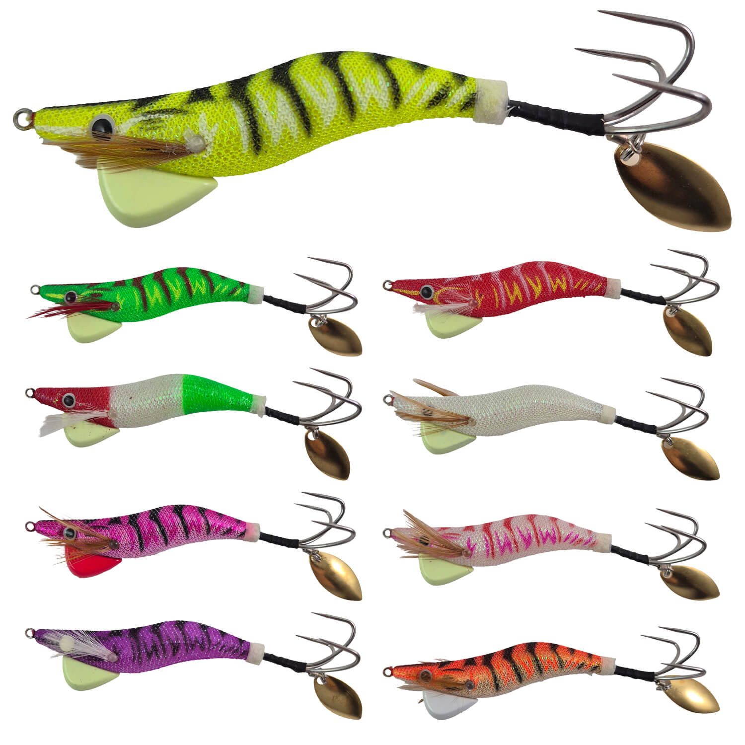 Harimitsu Kunstköder Harimitsu Sumizoku Tako Egi Oktopus Jig Köder, (Packung, 1-St)