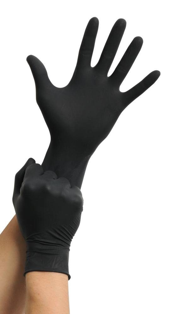 Einweghandschuhe Einmalhandschuhe Größe MaiMed Black XL MaiMed Latex