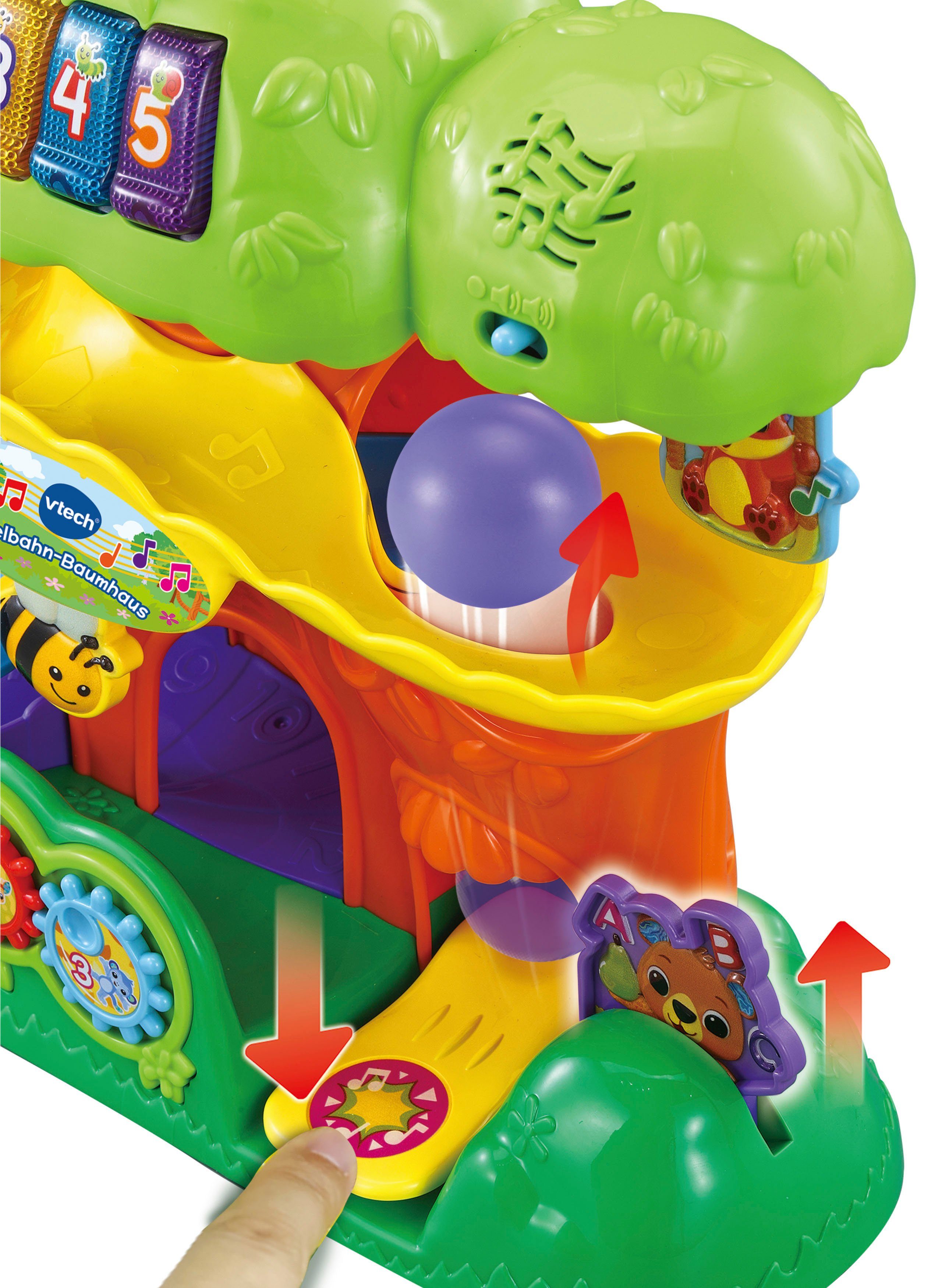 Vtech® Kugelbahn Vtech Baby, Kugelbahn-Baumhaus, mit Sound