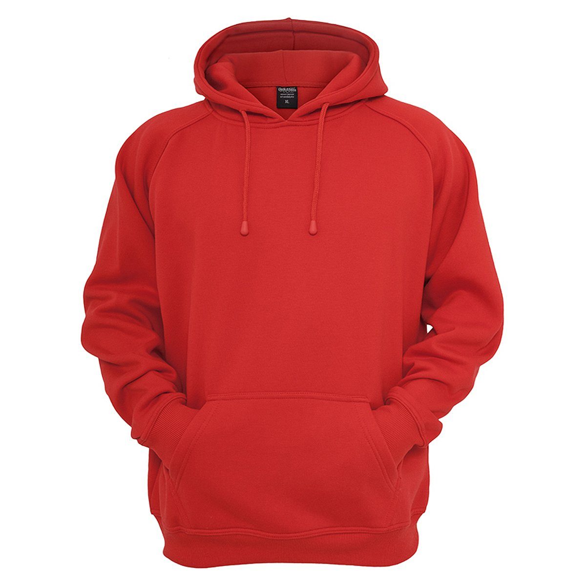 Urban Classics Plus Size Kapuzensweatshirt Übergrößen Urban Classics  Kapuzen-Sweatshirt in rot | 