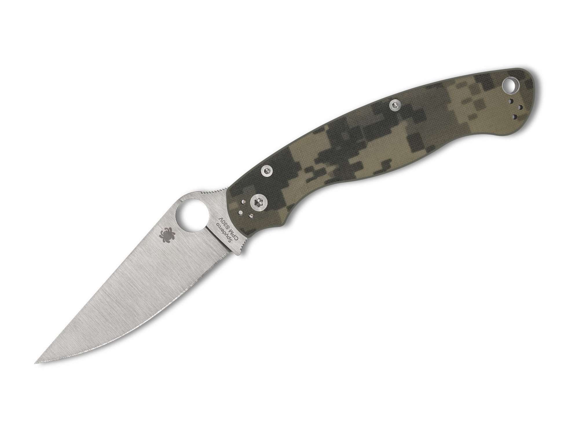 Spyderco Taschenmesser Taschenmesser Military 2 G10 Digital Camo PlainEdge