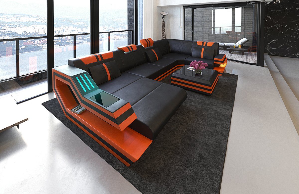 Sofa Dreams Wohnlandschaft Leder Sofa Ledercouch günstig online kaufen