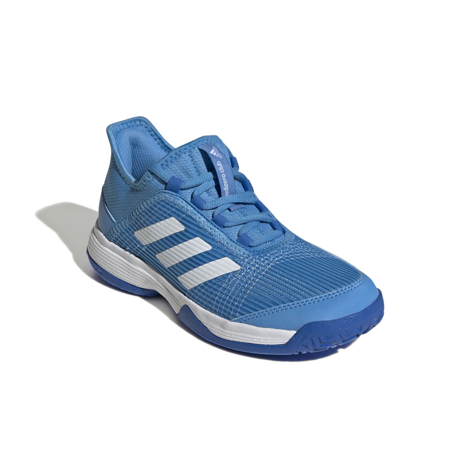 adidas Performance Adizero Club Allcourt blau/weiss Kinder Tennisschuh