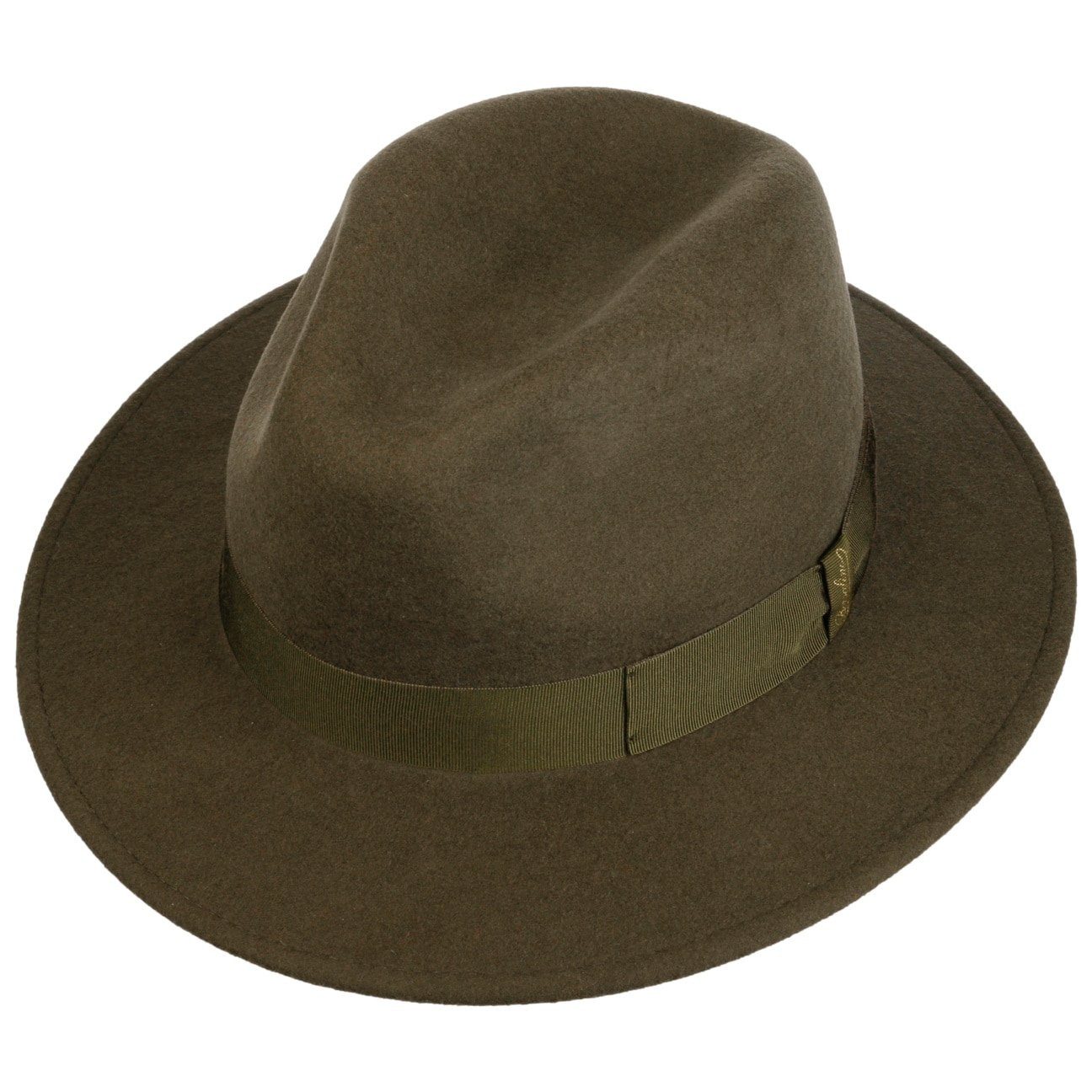 Borsalino Filzhut (1-St) Wollfilzhut mit Ripsband, Made in Italy