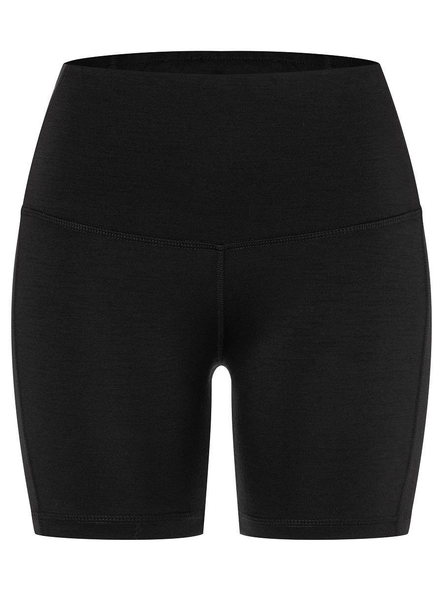 SUPER.NATURAL Shorts Merino Short LIQUID FLOW performance, pflegeleichter Merino-Materialmix