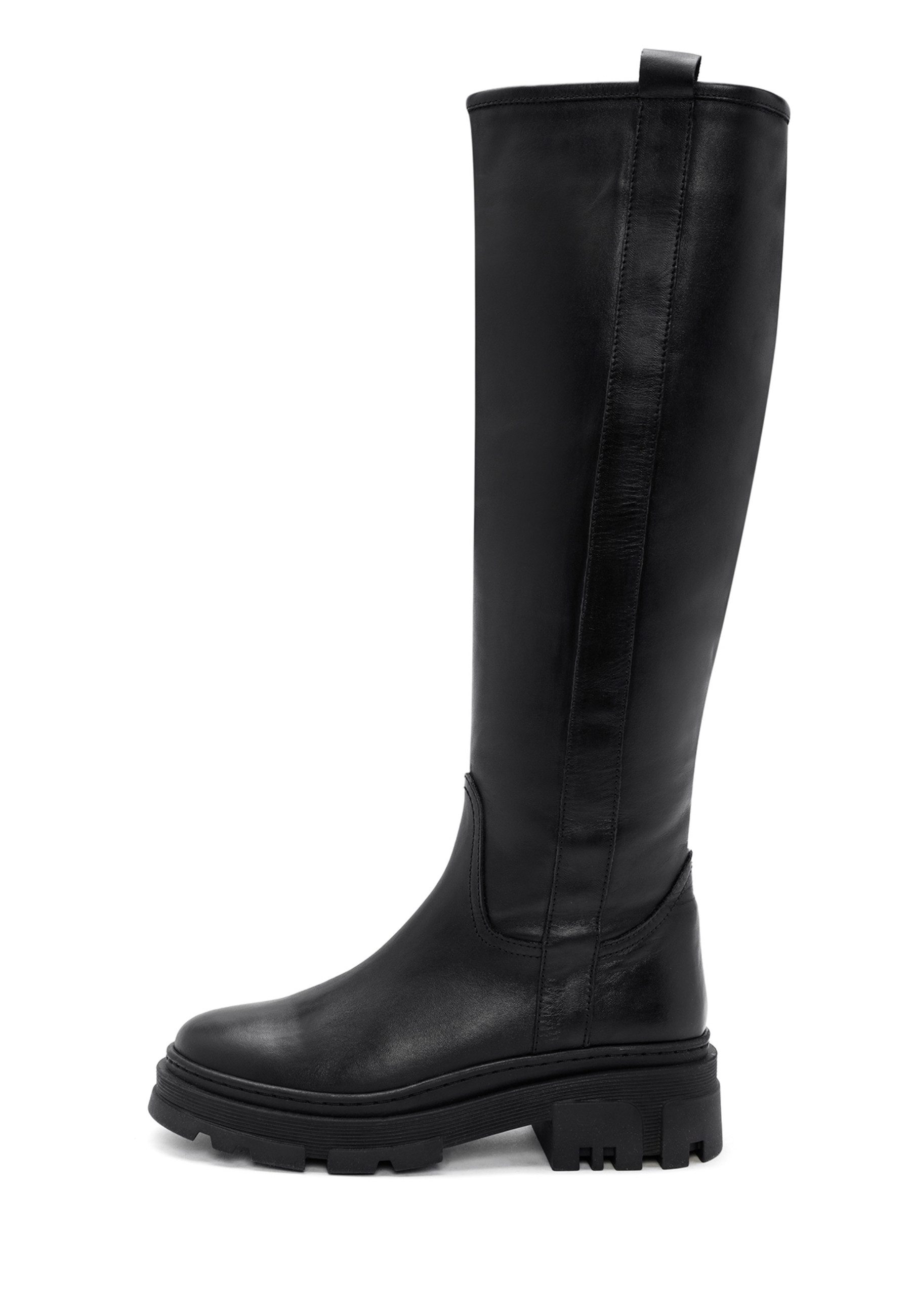 Stiefel aus Leder Bootsschuh
