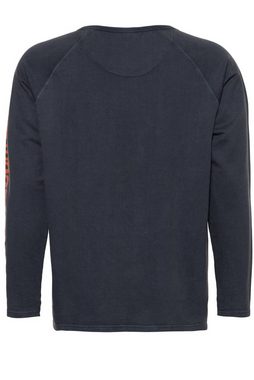 KingKerosin Sweater Voodoo mit Raglanärmeln und legerem Enzymwash-Effekt