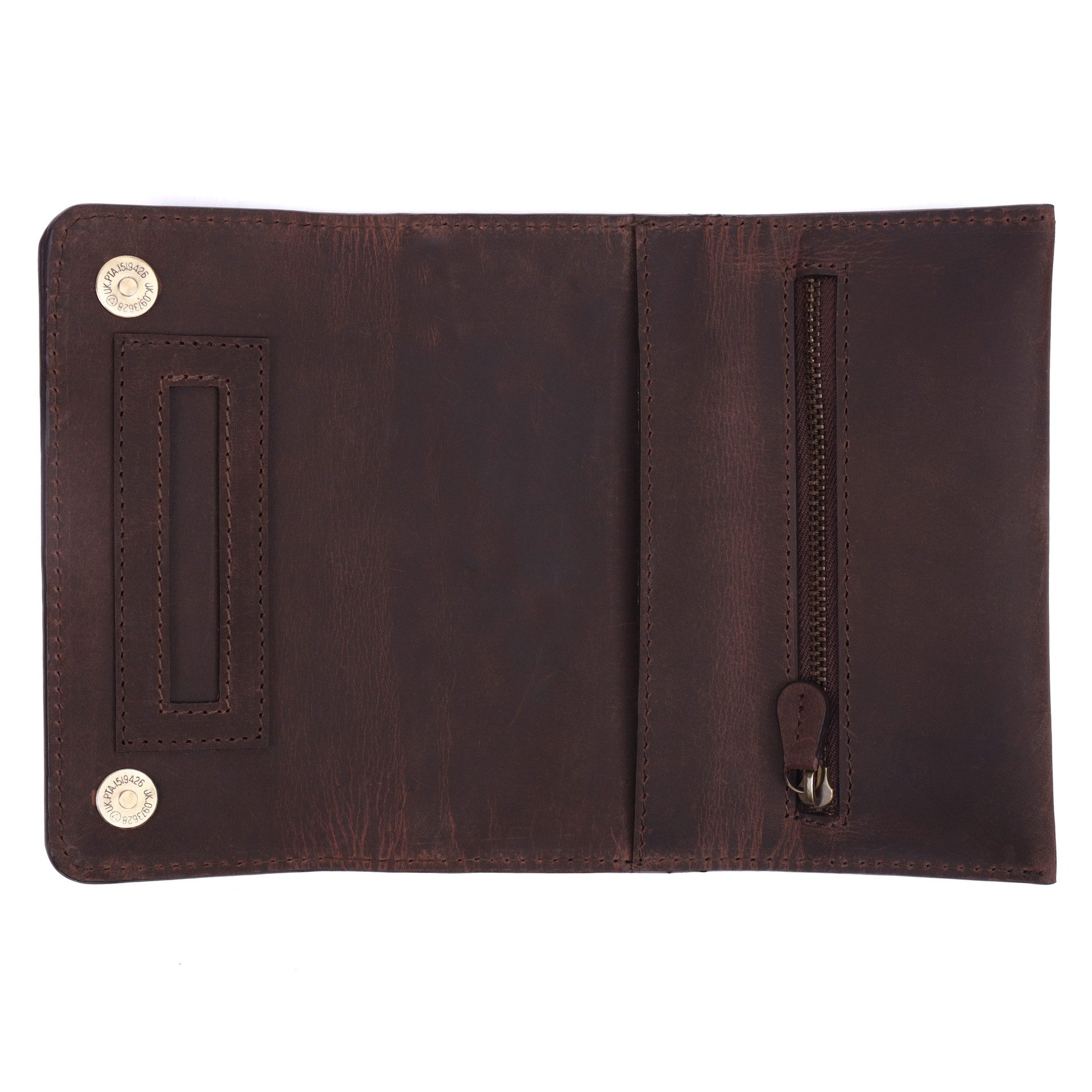 Benthill Tabakbeutel Echt Leder Tabaktasche Premium Tabakbeutel Drehertasche Echtleder, Reißverschlussfach