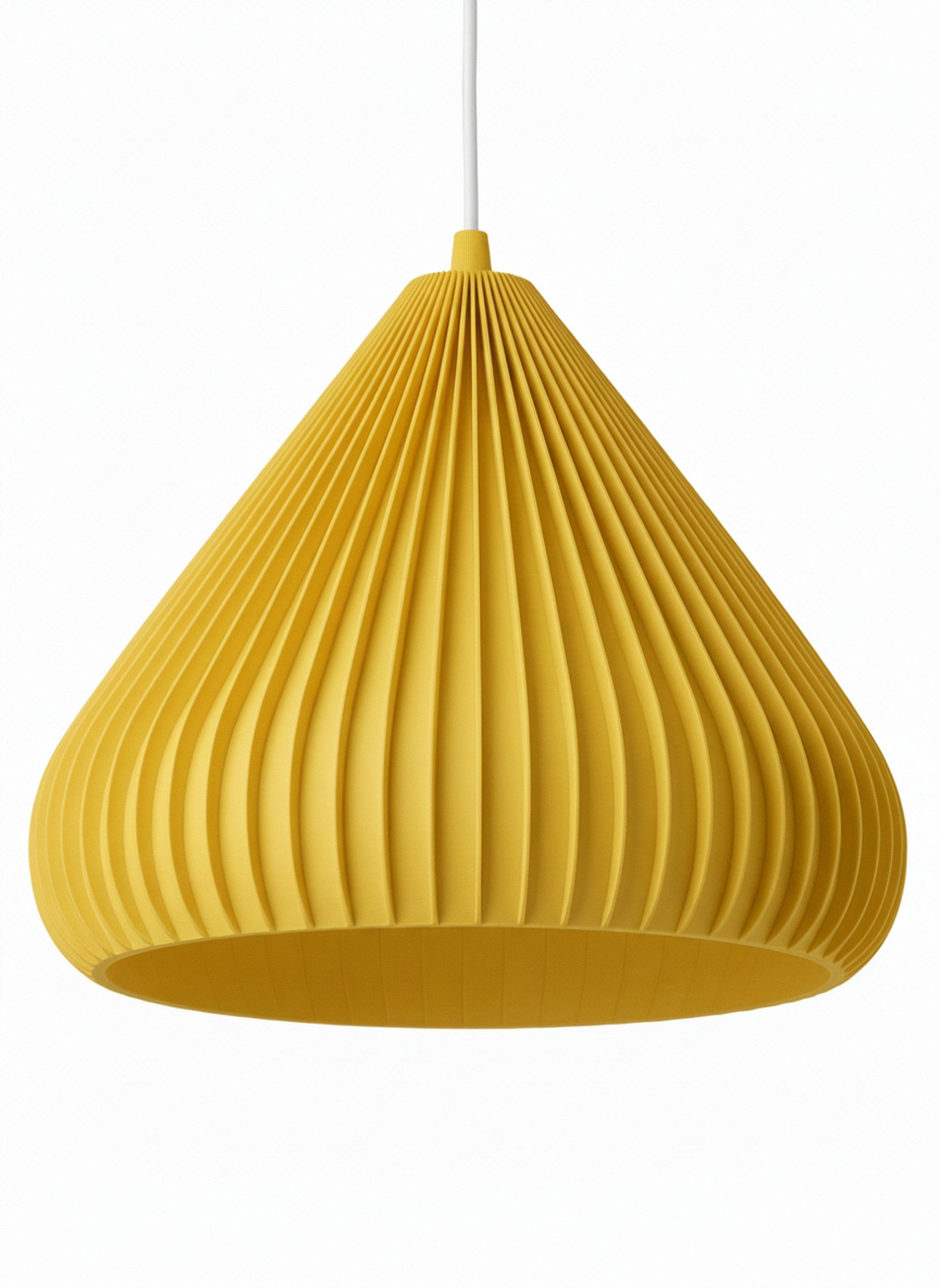 Roomberry Pendelleuchte Lampenschirm Nauri als Hängelampe E27 Tropfenform, ohne Leuchtmittel, je nach Leuchtmittel wahl, geeignet für E27 Pendelleuchten - Hängelampe - Deckenlampe