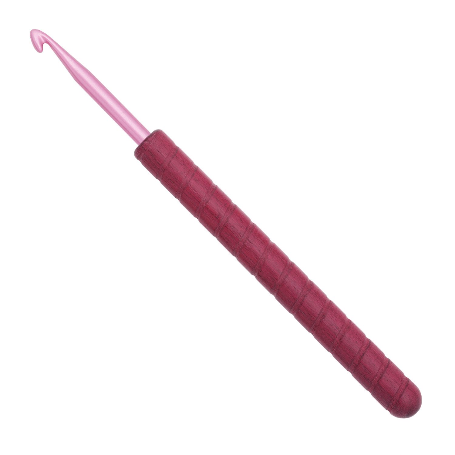 addi Häkelnadeln addiUnicorn Purpleheart Häkelnadeln 2,0 - 6,0 mm aus Amarantholz, 16 cm Häkelnadel in Größen von 2,0 bis 6,0 mm, Häkelnadel, Amarantholz, Aluminium, Purpleheart