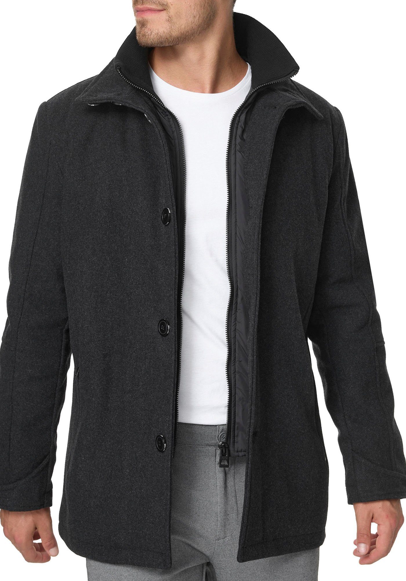 Charcoal Kurzjacke Clark Indicode Mix