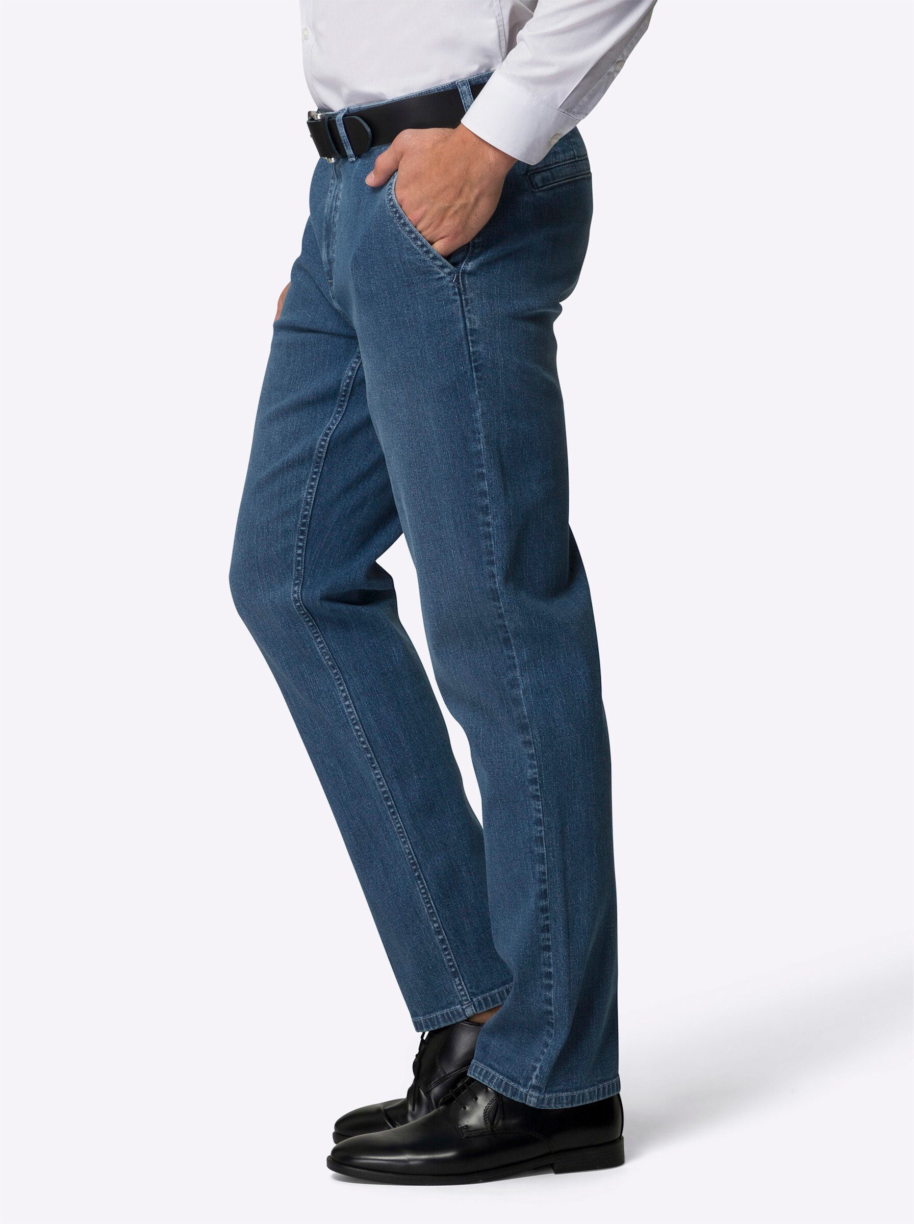 Sieh Jeans an! blue-bleached Bequeme