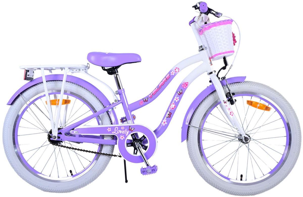 Kinderfahrrad 20 ZOLL Kinder Mädchen Fahrrad Kinderfahrrad Rad LOVELY Lila 22123