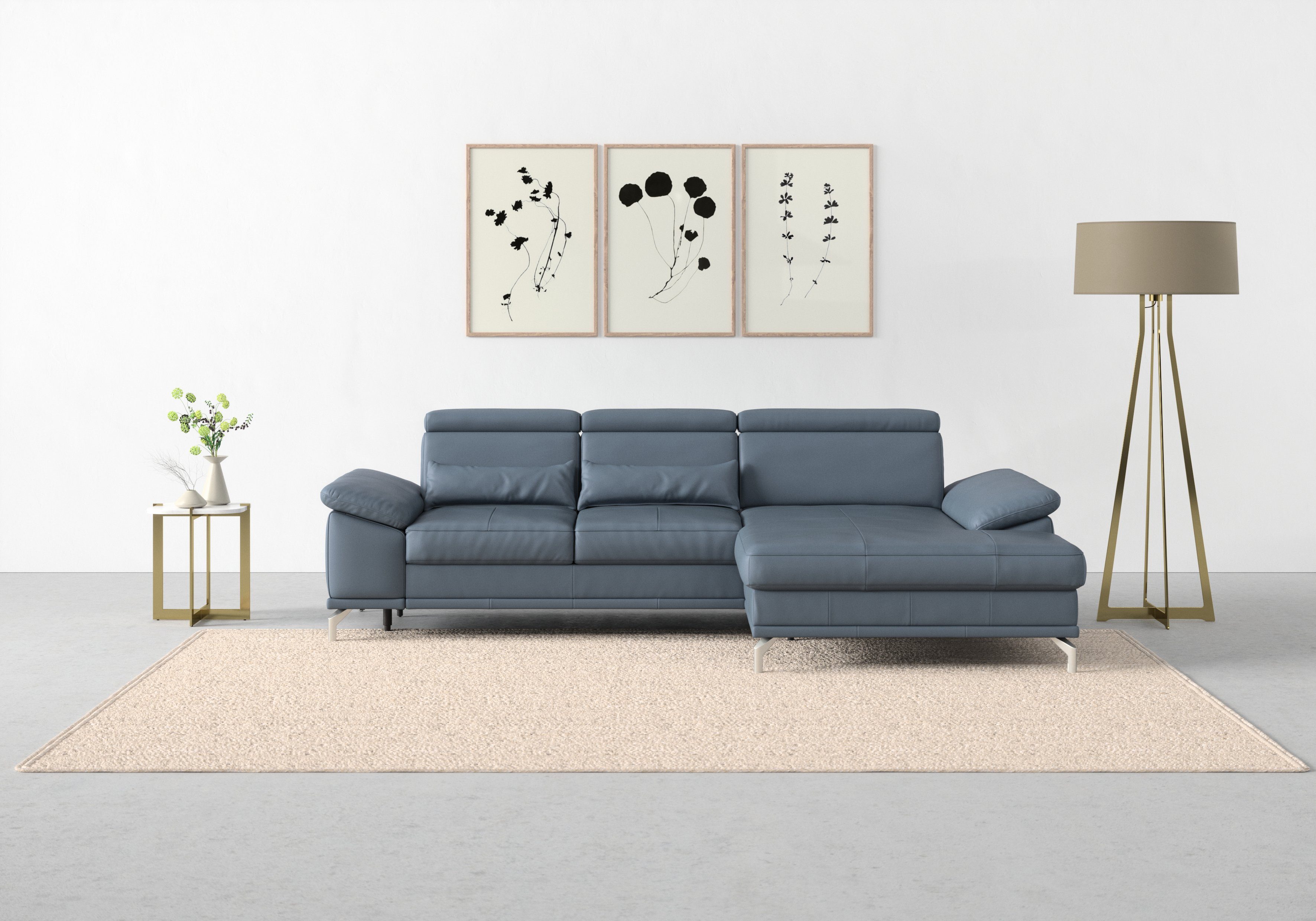 sit&more Ecksofa Cabrio L-Form, mit Sitztiefenverstellung, günstig online kaufen