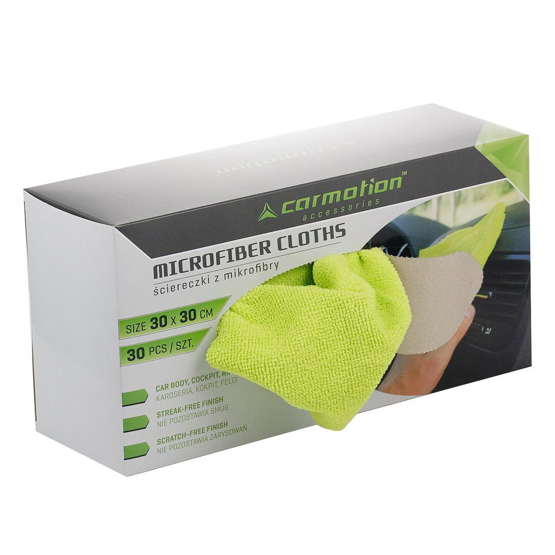 Set Mikrofasertücher, 30 Stk. Mikrofasertuch (Mikrofaser, Kunststoff, Polyester, 30-tlg)