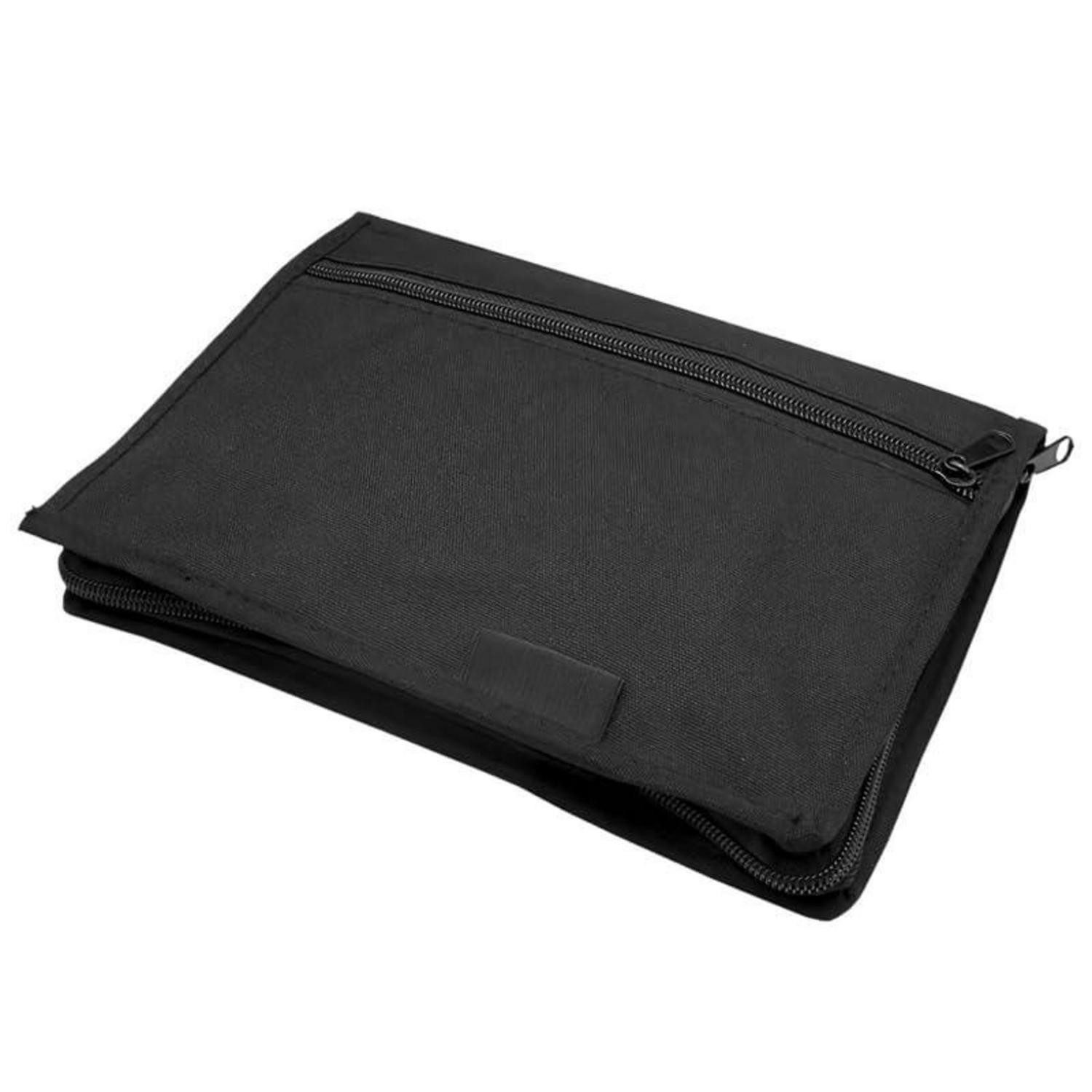 LuxusKollektion Dokumententasche Dokumentenorganizer Auto A5 Fächer Design Schwarz