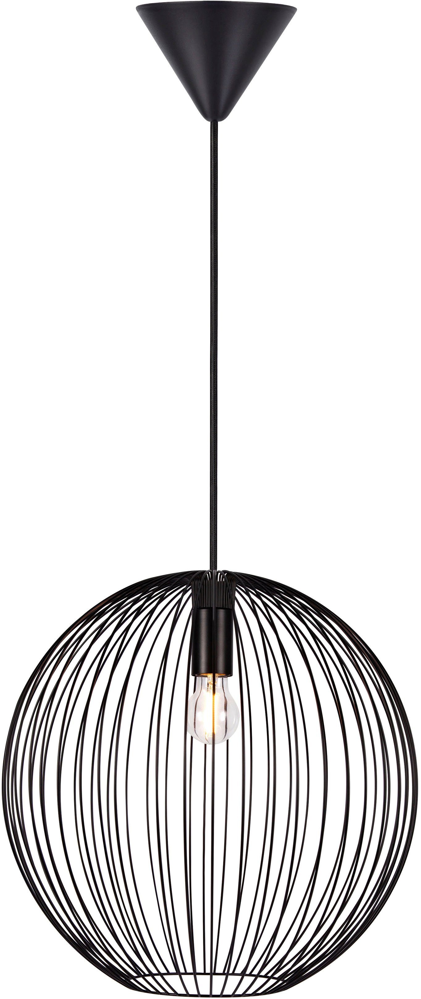 Nordlux Pendelleuchte Beroni, ohne Leuchtmittel, Minimalistisches und indus günstig online kaufen