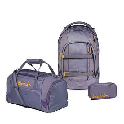 Satch Schulrucksack Pack (3tlg., inkl. Schlamperbox und Sporttasche)
