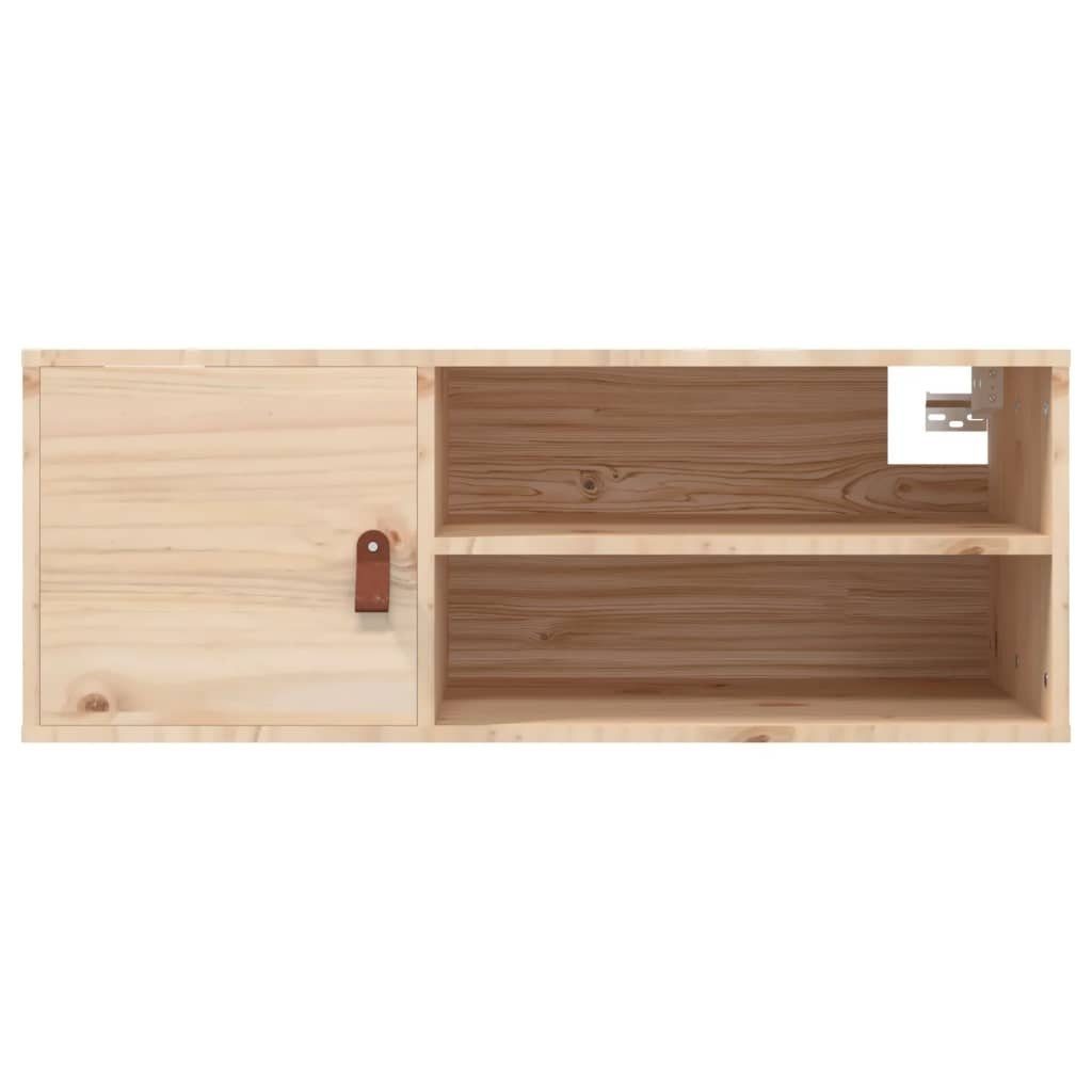 furnicato Wandregal Wandschrank 80x30x30 cm Massivholz Kiefer, 1-tlg.