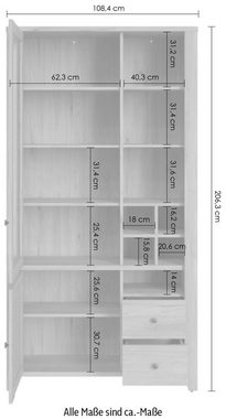 INOSIGN Vitrine CESTINO Geflecht-Optik als hochwertiger Fotodruck