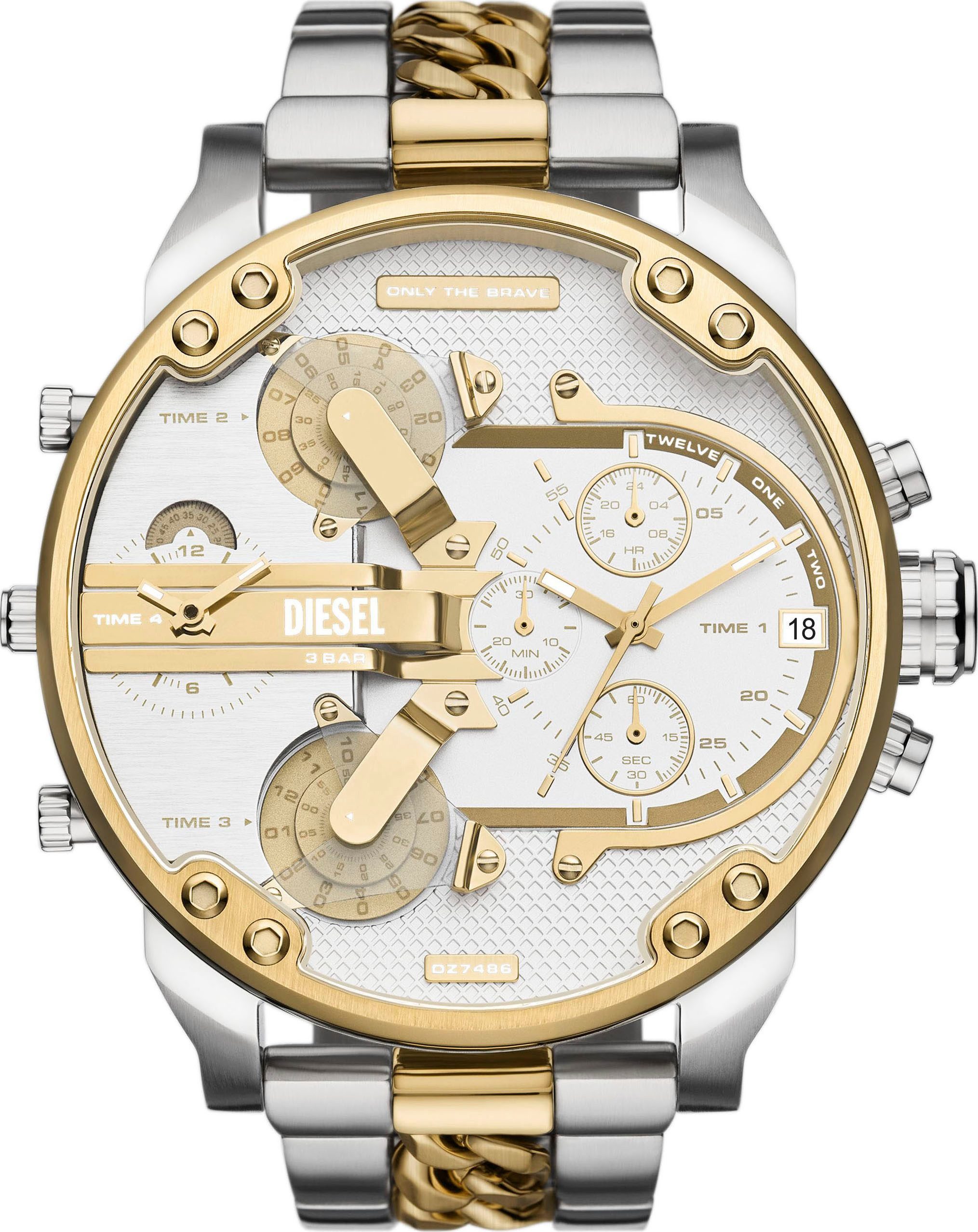 Diesel Chronograph MR. DADDY 2.0 DZ7486, Armbanduhr, Herrenuhr, Edelstahlar günstig online kaufen