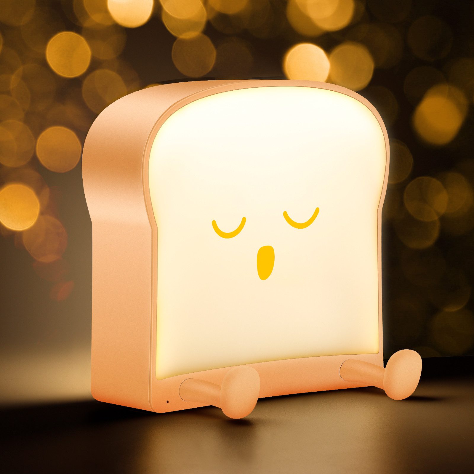 BlingBin Nachtlicht Nachttischlampe Toast-Nachtlicht mit USB günstig online kaufen