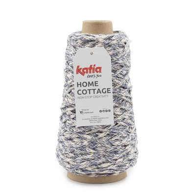 Katia Makramee Garn Home Cottage 200g Wolle zum stricken häkeln knüpfen DIY Kettgarn, 140,00 m (Handarbeitsgarn 3 mm, Wolle zum stricken häkeln makramee, 200g Makrameegarn, Strickwolle, Strickgarn, Handstrickgarn), DIY Makramee Garn zum Knüpfen für Blumenampel Deko Taschen