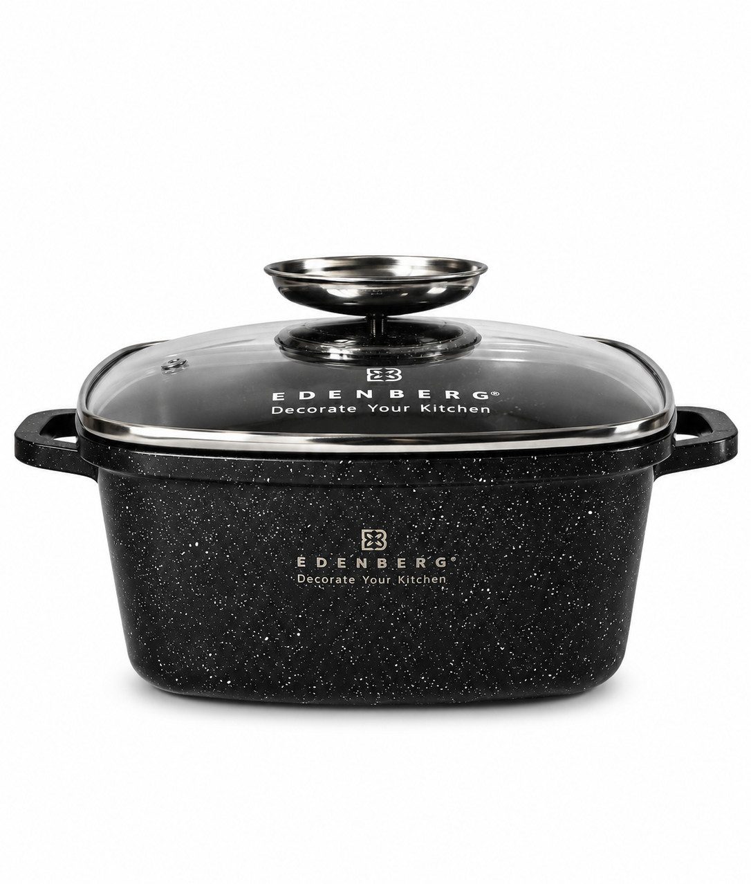 Edenberg Topf-Set Wunderschöner quadratischer Töpfe zum Backen und Kochen in zwei Farben, Aluminium, Edelstahl, Aluminiumguss (Entscheiden Sie sich für dieses hochwertige Topfset und erleben Sie Kochen auf einem neuen Niveau, mit Komfort, Stil und hervorragender Funktionalität., 10-tlg)