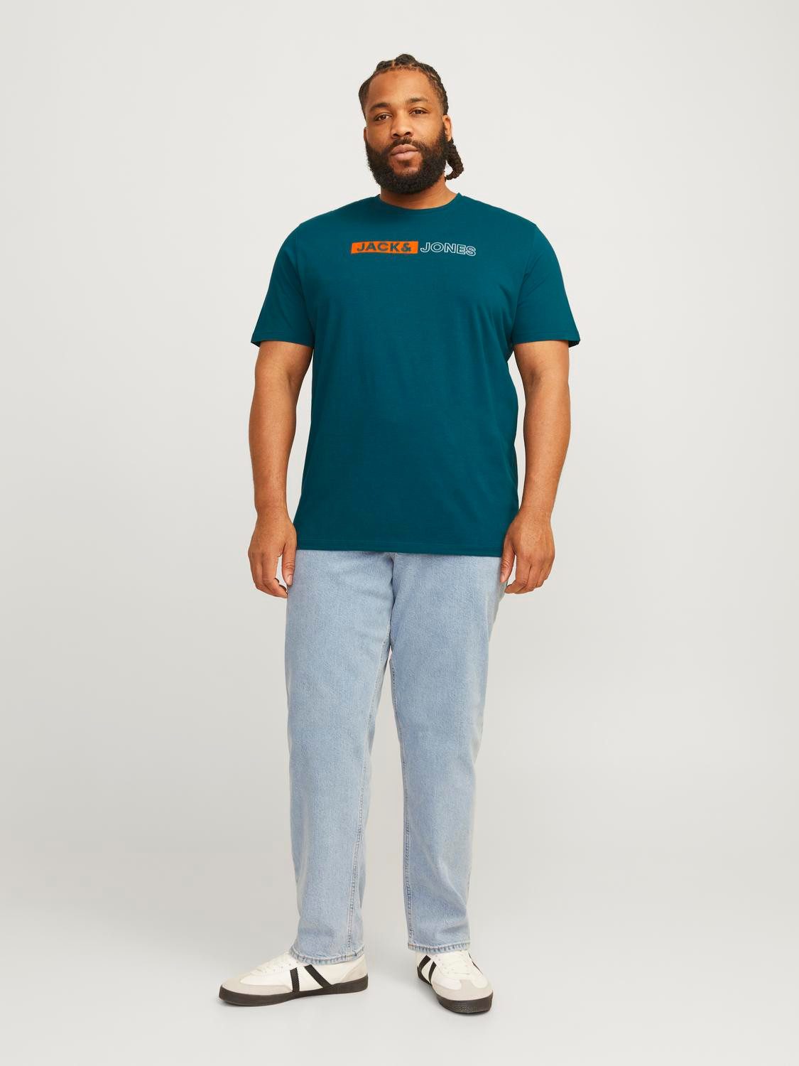 Jack & Jones PlusSize T-Shirt JJECORP LOGO TEE PLAY SS O-N NOOS PLS – Bild 5 von 5