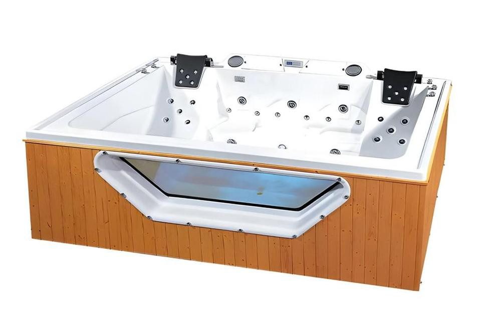 JVmoebel Whirlpool-Badewanne Blubberbad Hydromassagewanne mit leistungsstarker Massagefunktion, Made in Europe