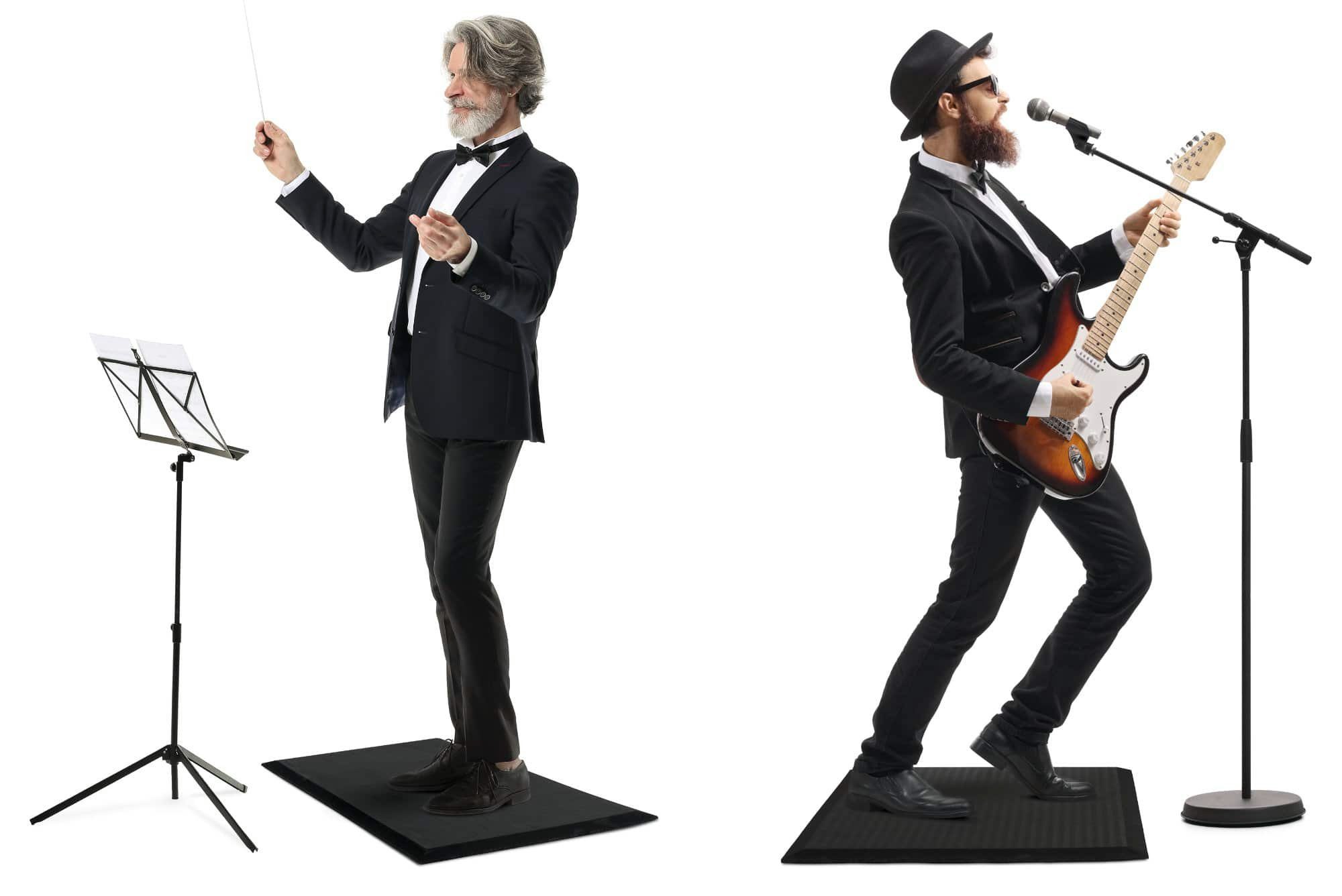 Pronomic Bodenmatte Anti-Ermüdungsmatte - Stehmatte für Arbeitsplatz - Arbeitsplatzmatte (AFM-5080, 1-St., ergonomische Arbeitsmatte), für gesundes & schmerzfreies Stehen