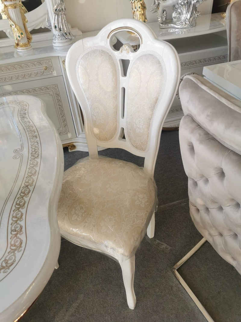 JVmoebel Stuhl, Luxus 1x Stuhl Esszimmerstuhl Küchenstühle Wohnzimmerstuhl Polsterstuhl Stuhl