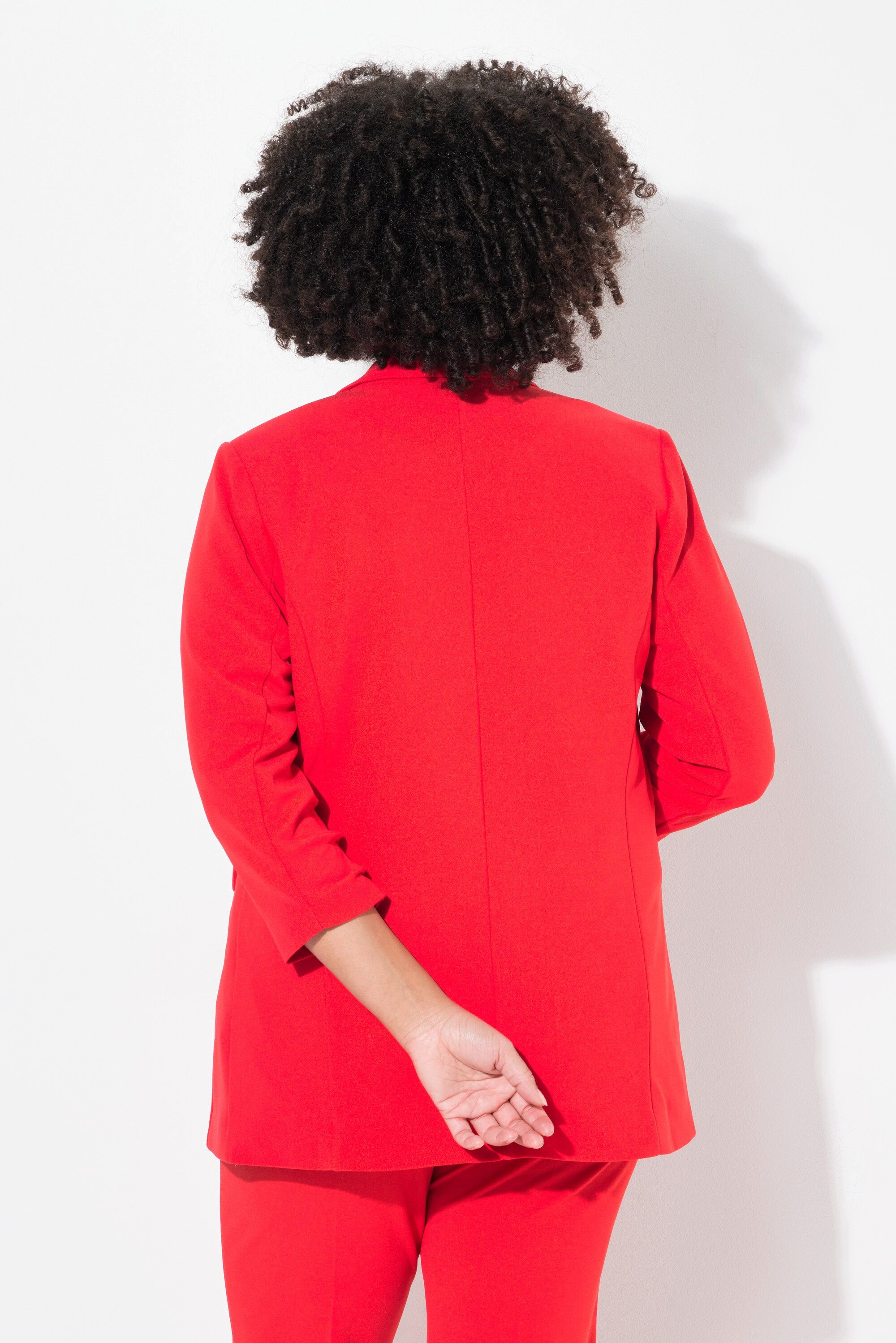 Angel of Style Blusenblazer Blazer offene Form Reverskragen Langarm