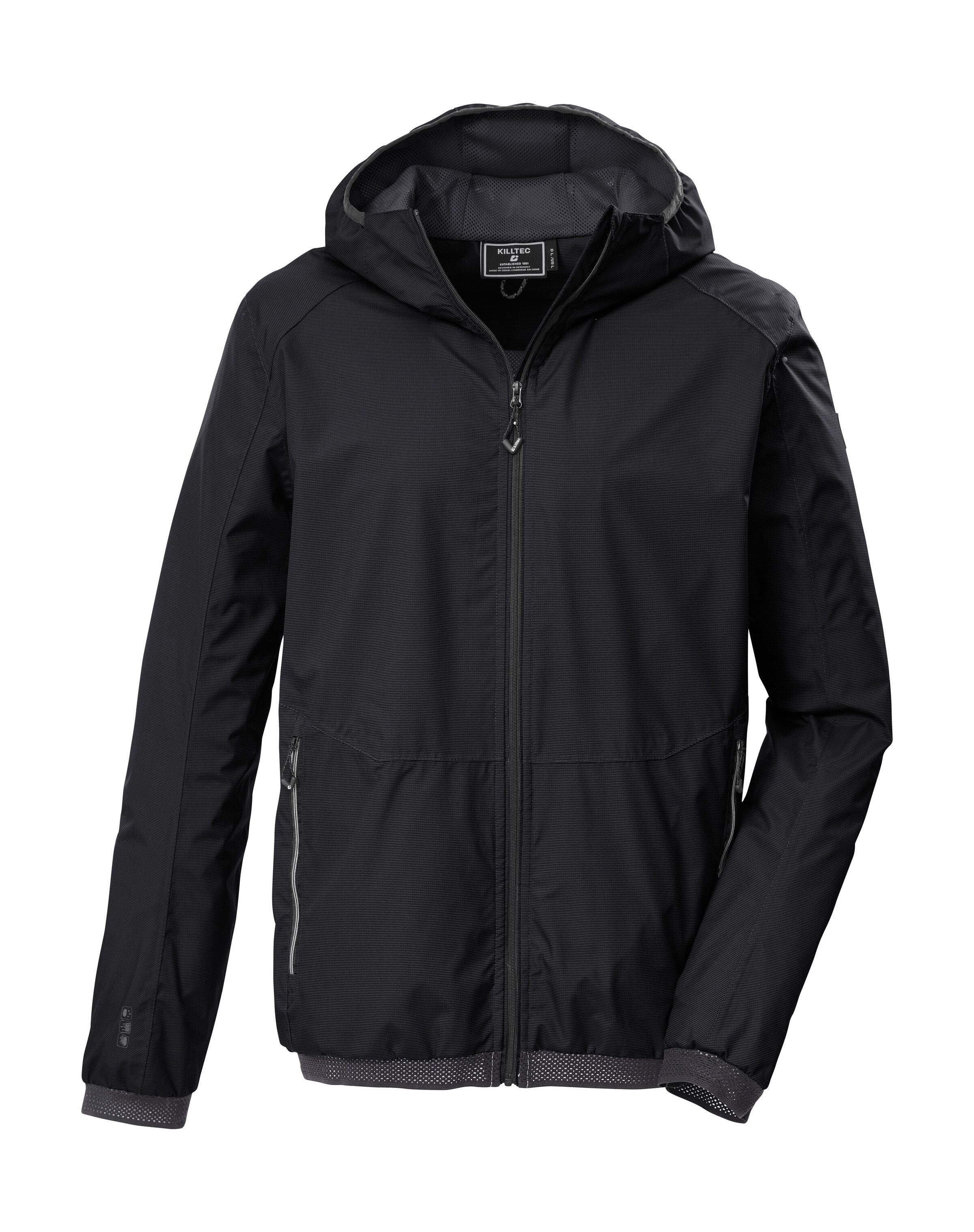 Killtec Funktionsjacke KOS 26 MN JCKT Leichte, wasserdichte, atmungsaktive Herrenjacke, verstaubar