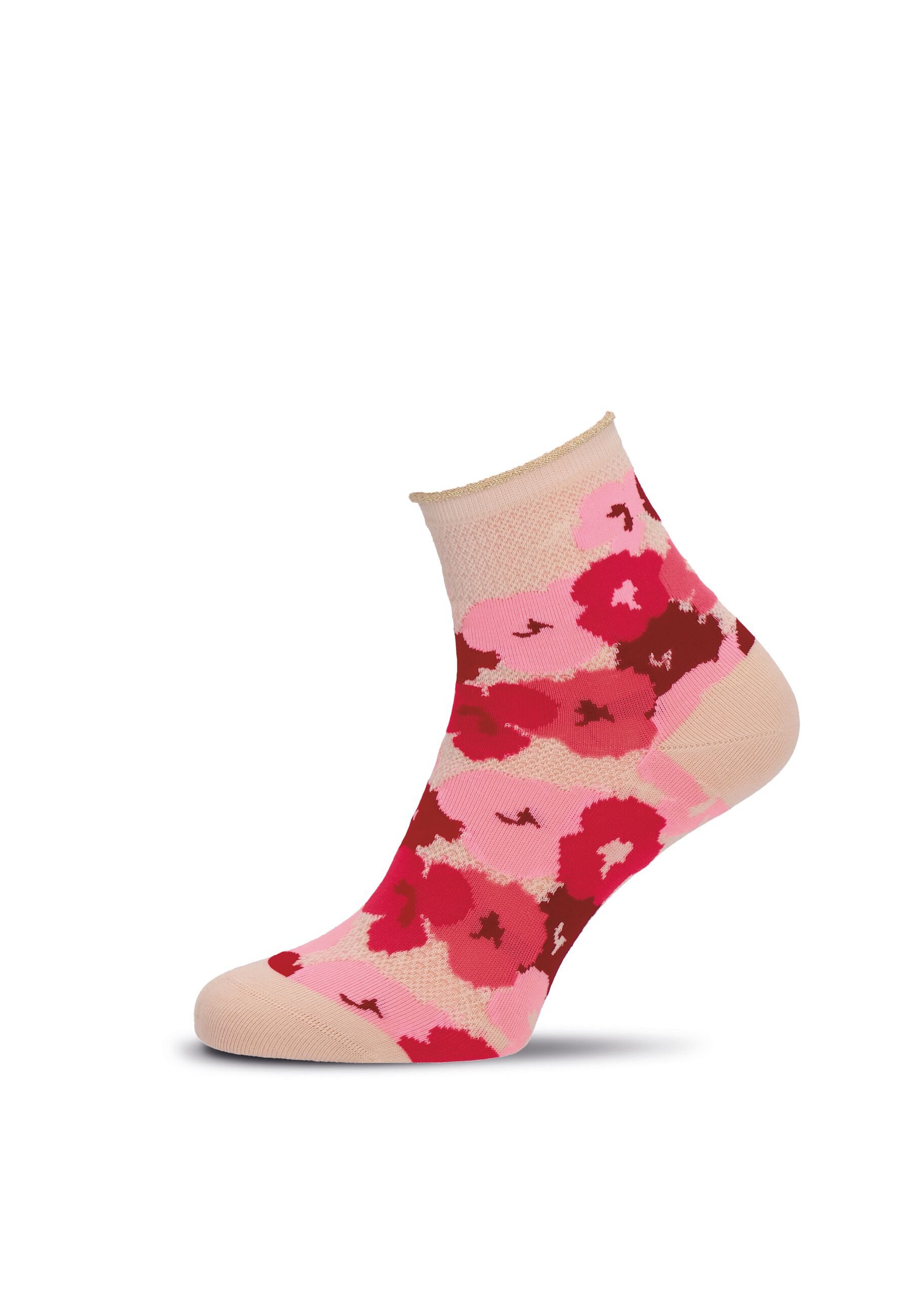 Tamaris Socken 2er Pack 2er Pack, Transparente Socken mit modischem Muster