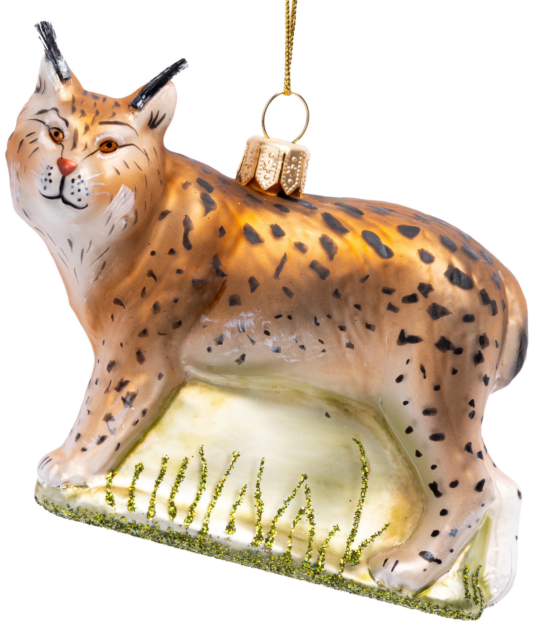 SIKORA Christbaumschmuck Luchs Besondere Weihnachtskugel Glas Figur Anhänge günstig online kaufen