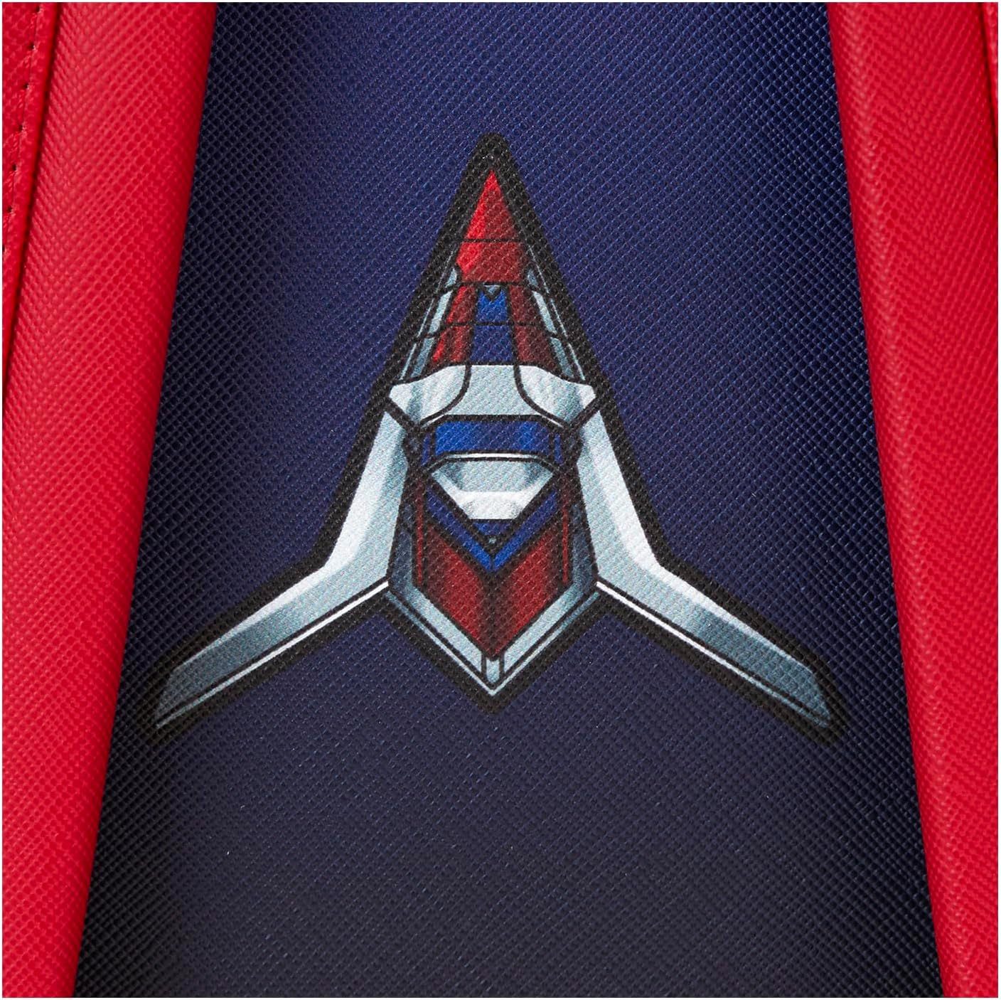 Loungefly Minirucksack Loungefly – Marvel Captain America Brave New World Mini Backpack (1-tlg), Hochwertig und Detailliert, bewegliche Flügel