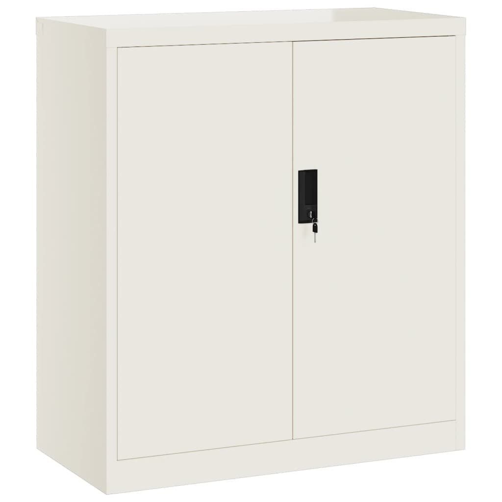 Aktenschrank Aktenschrank Weiß 79x40x90 cm Stahl