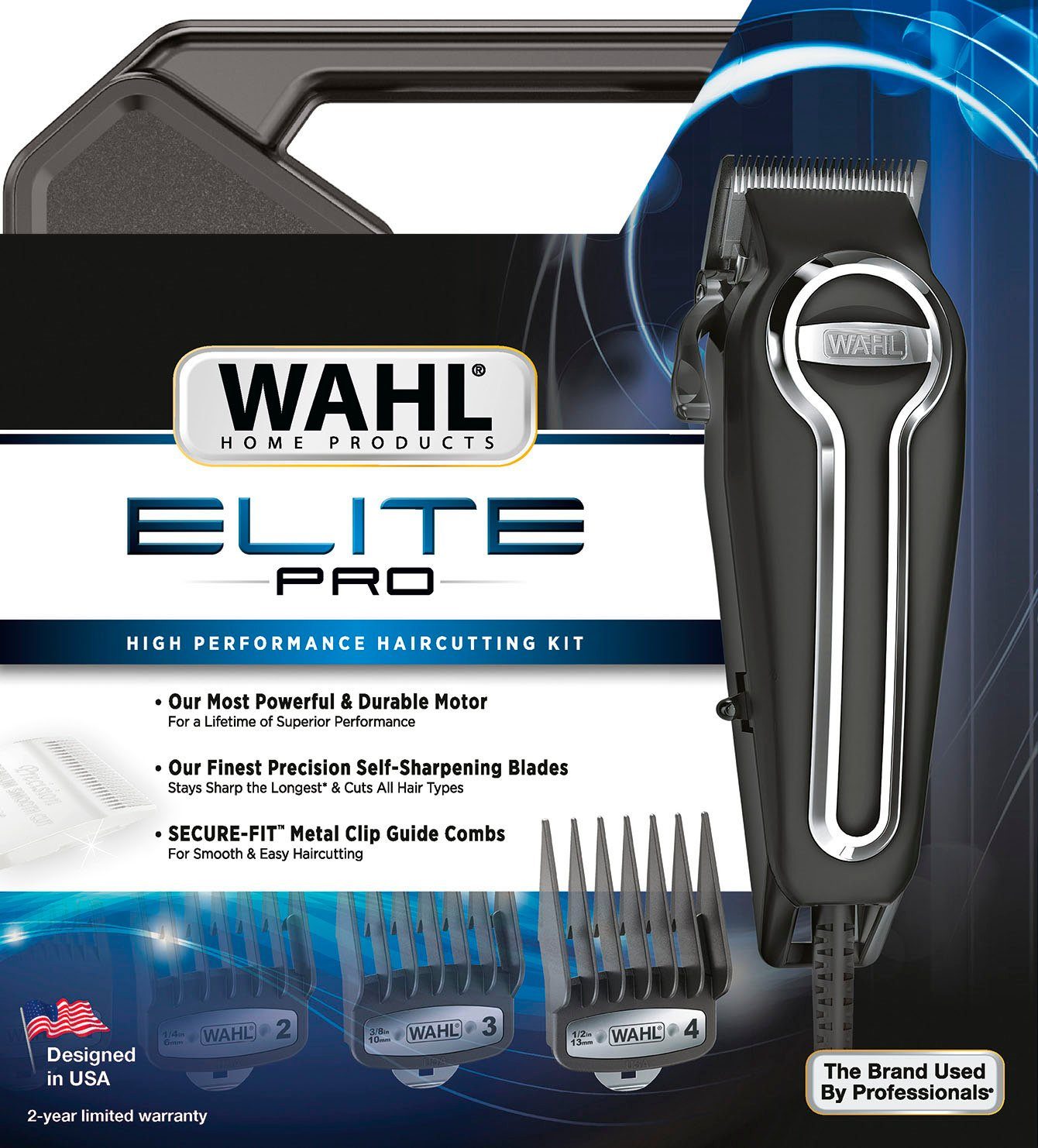 Wahl Haarschneider Wahl Elite Pro Netz-Haarschneidemaschine, Individuelle  Schnittlängeneinstellung | Haarschneider