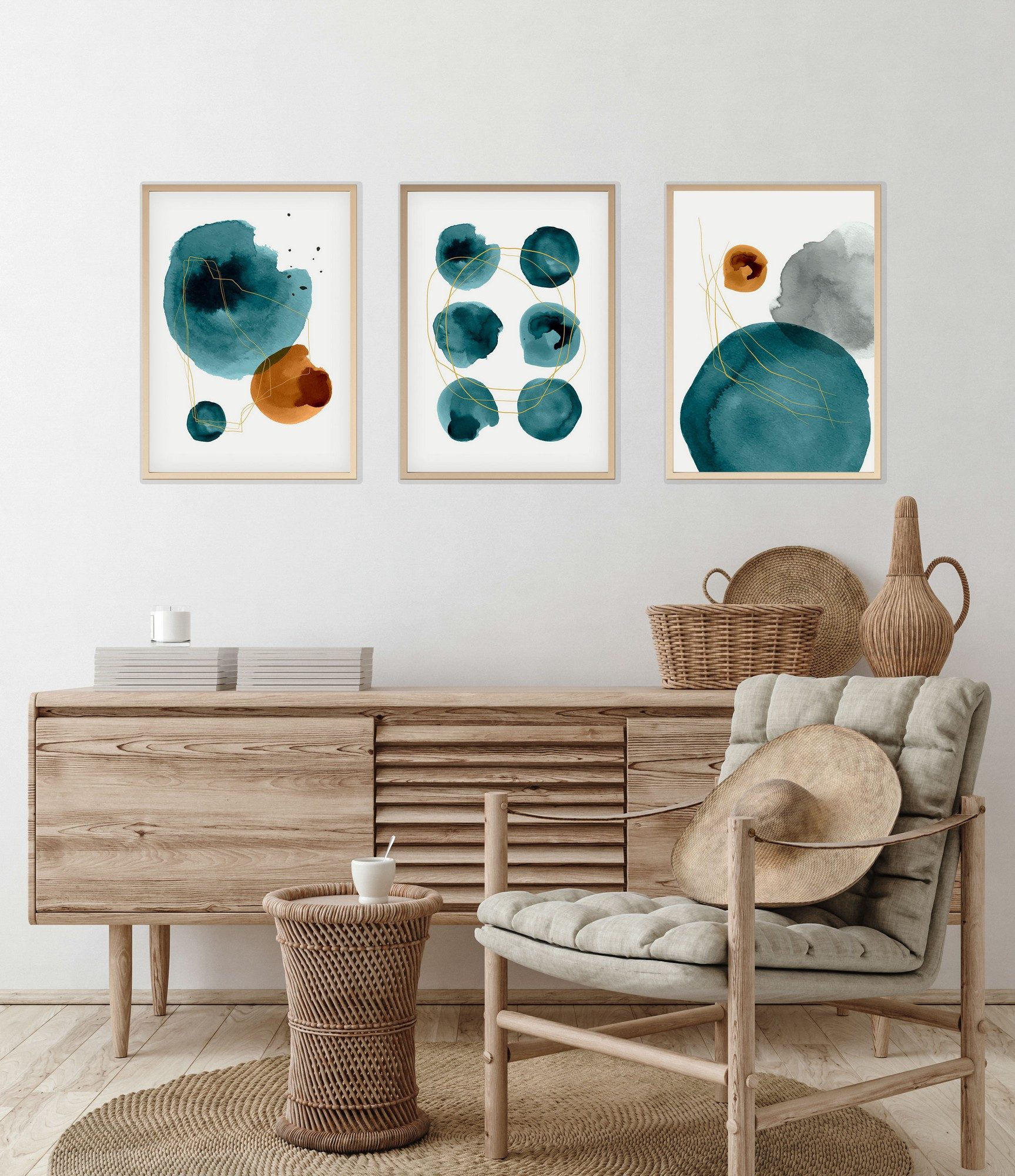 Wallity Leinwandbild Painting: 100% MDF (Thickness: günstig online kaufen