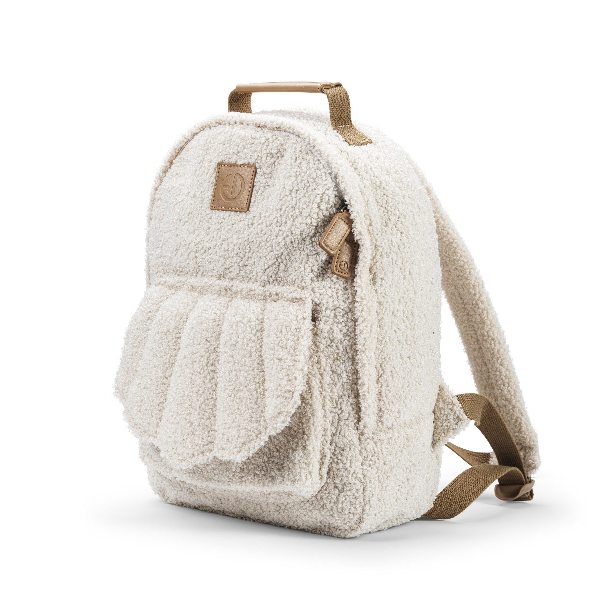 Elodie Kinderrucksack Elodie Details - Kinder Rucksack MIDI - White Boucle - 36x25x11 cm (inkl. Sitzkissen aus Thermomaterial)