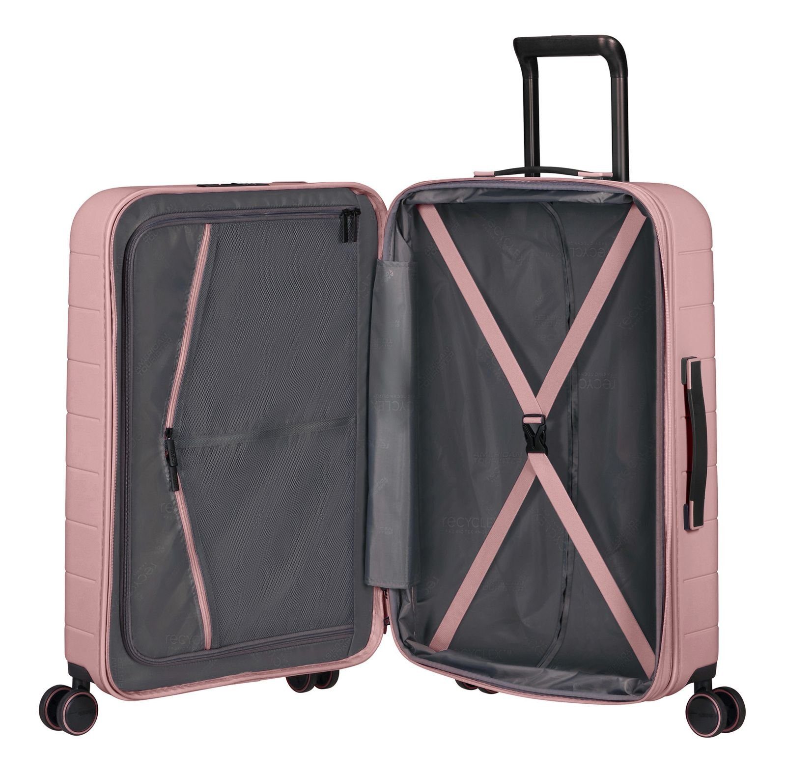 Vintage American 4 Novastream, Tourister® Pink Rollen Hartschalen-Trolley