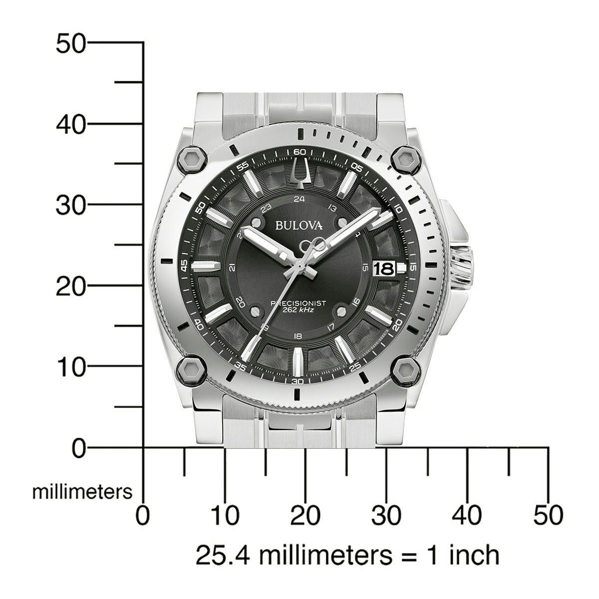 Bulova Quarzuhr 96B417, Armbanduhr, Herrenuhr, Edelstahlarmband, günstig online kaufen
