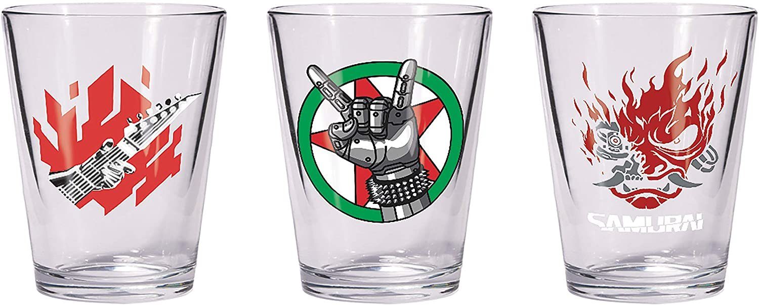Motörhead Schnapsglas-Set - Klares Glas, Band-Merch, Für Cocktails & Partys