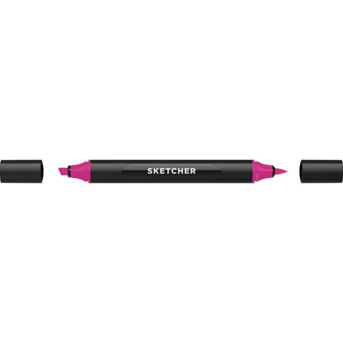 Filzstift Twinmarker Sketcher brush+chisel P 175 tiefpink